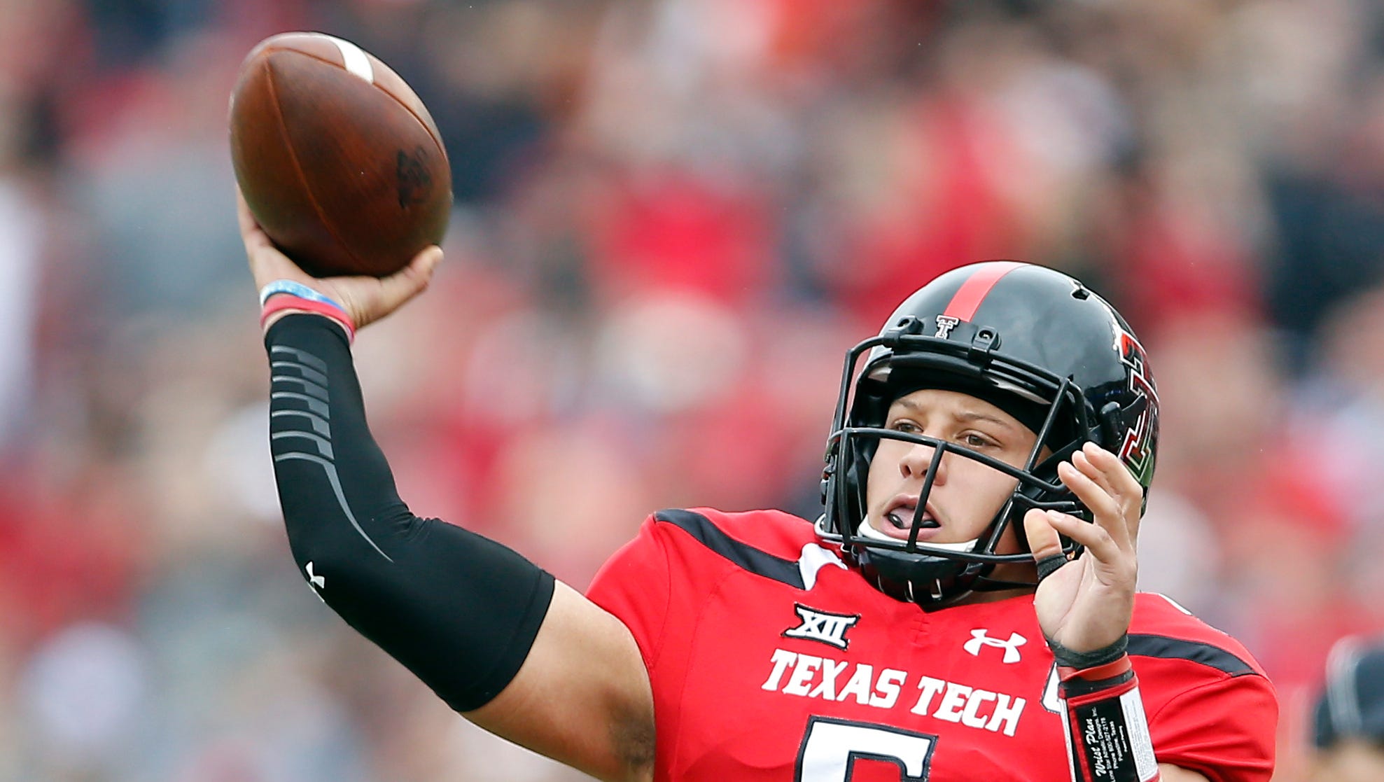 Texas Tech's Patrick Mahomes is the top-ranked quarterback in the draft.