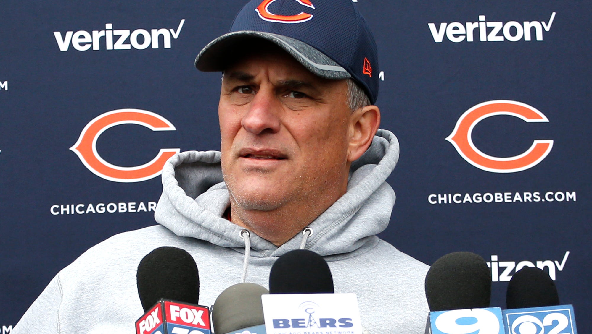 Chicago Bears defensive coordinator Vic Fangio is considered a potential head-coaching candidate.
