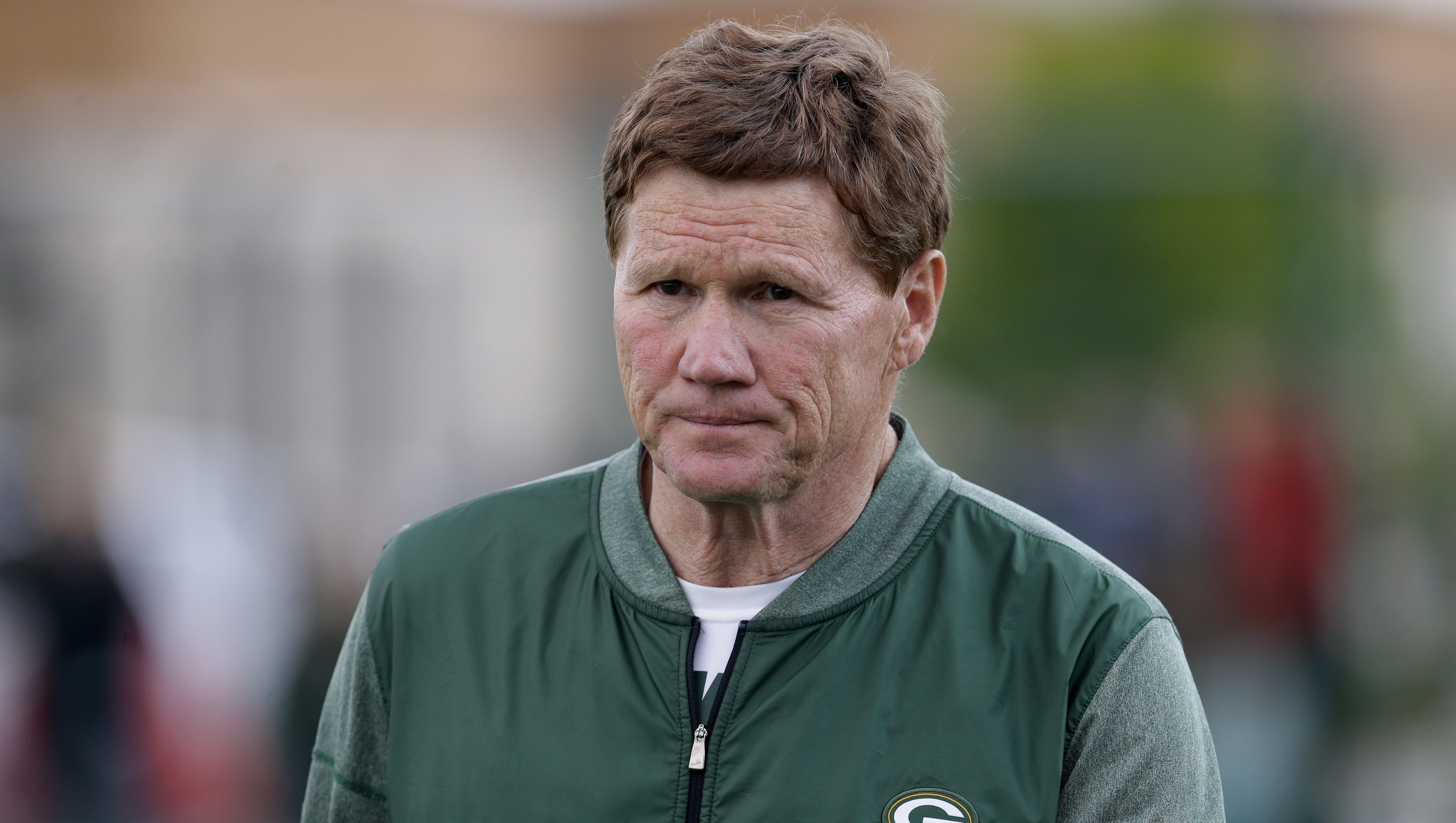 Green Bay Packers president Mark Murphy is shown during training camp Friday, August 4, 2017 in Green Bay, Wis.