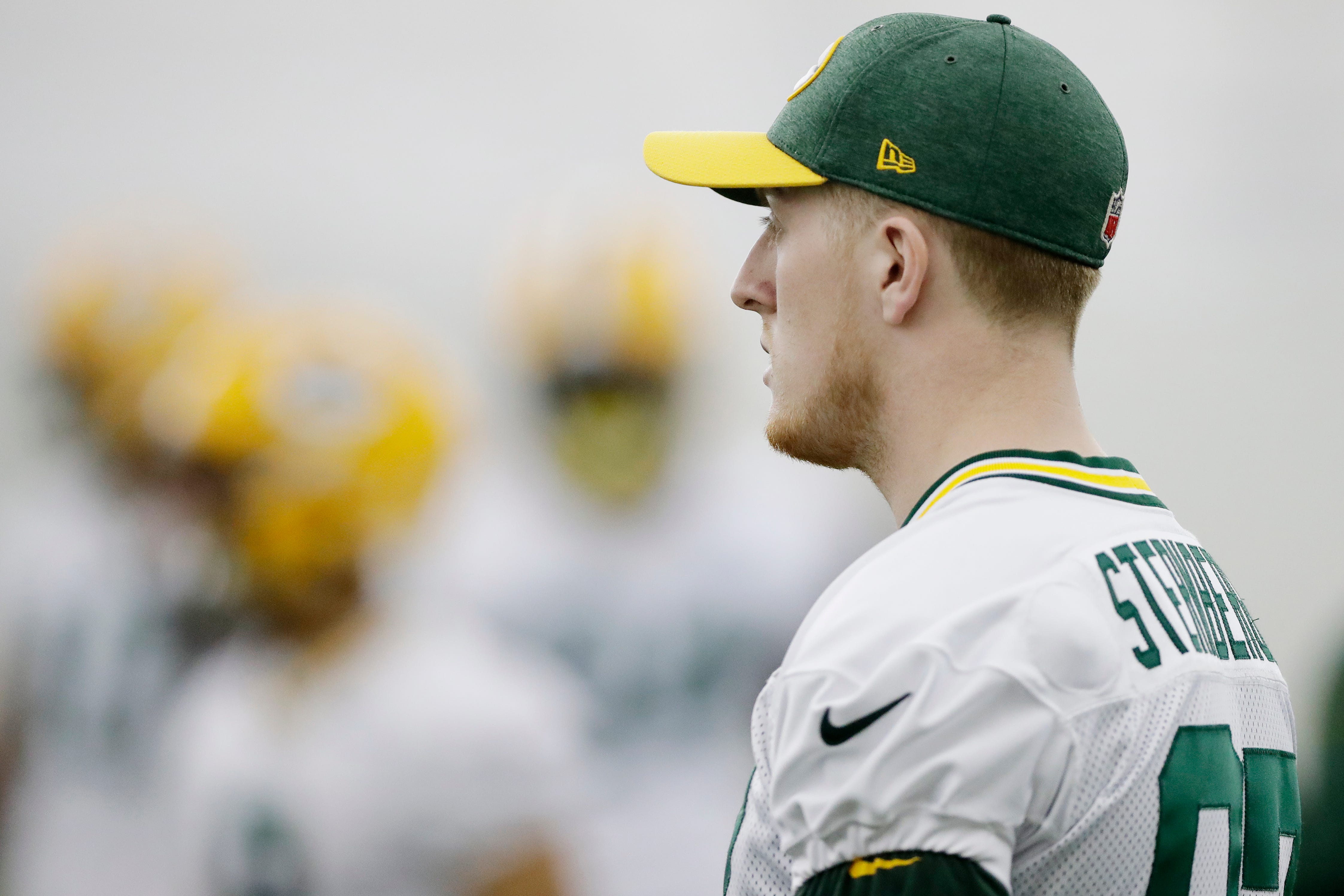 Green Bay Packers tight end Jace Sternberger (87) during practice at rookie minicamp at the Don Hutson Center on Friday, May 3, 2019 in Ashwaubenon, Wis.
Adam Wesley/USA TODAY NETWORK-Wis