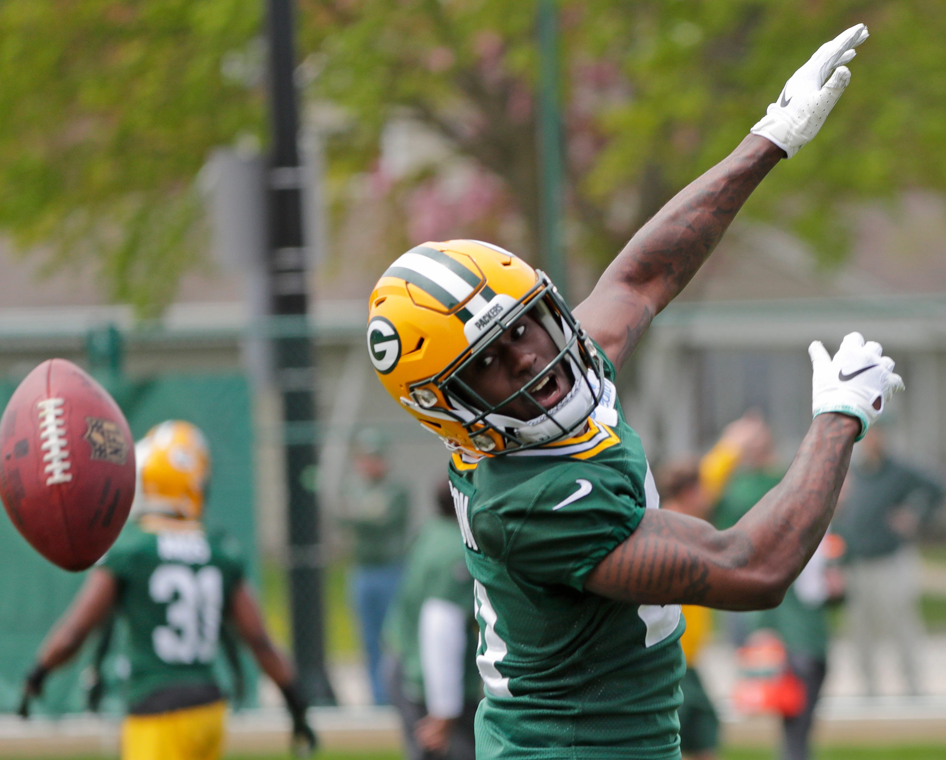 Green Bay Packers defensive back Natrell Jamerson (21) during practice at Clarke Hinkle Field on Tuesday, May 21, 2019 in Ashwaubenon, Wis.
Adam Wesley/USA TODAY NETWORK-Wis