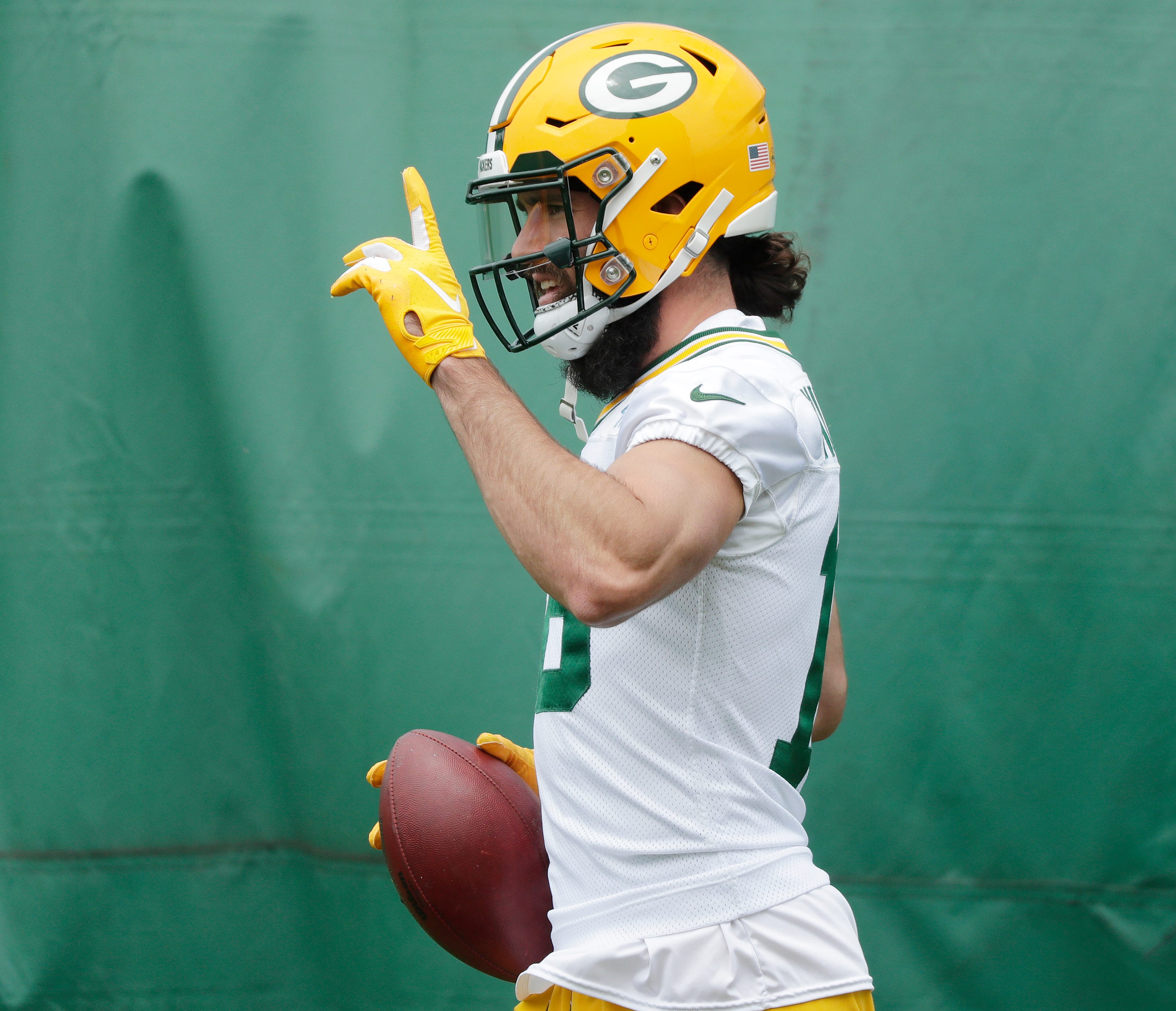 Green Bay Packers wide receiver Jake Kumerow (16) during practice at Clarke Hinkle Field on Tuesday, May 21, 2019 in Ashwaubenon, Wis.
Adam Wesley/USA TODAY NETWORK-Wis